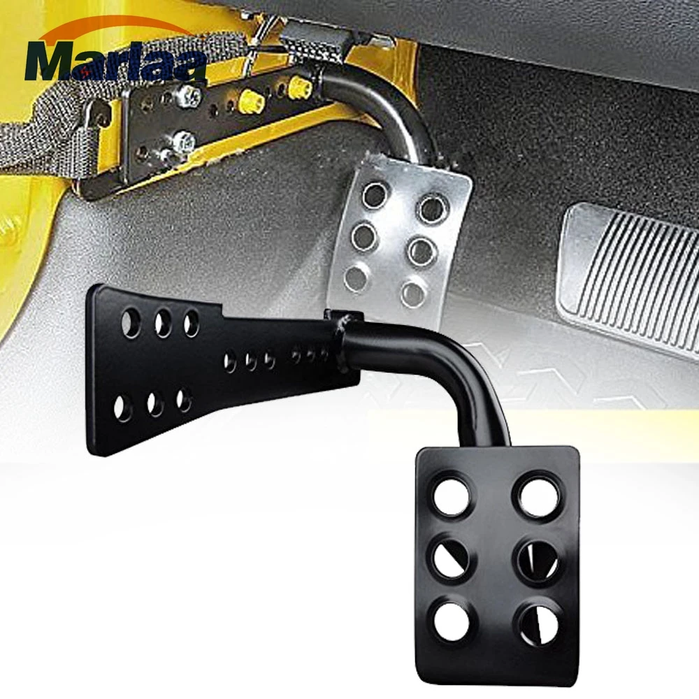 Marlaa для Jeep Wrangler металлическая левая мертвая педаль подставка ног 2007-2018 JK &amp Unlimited |