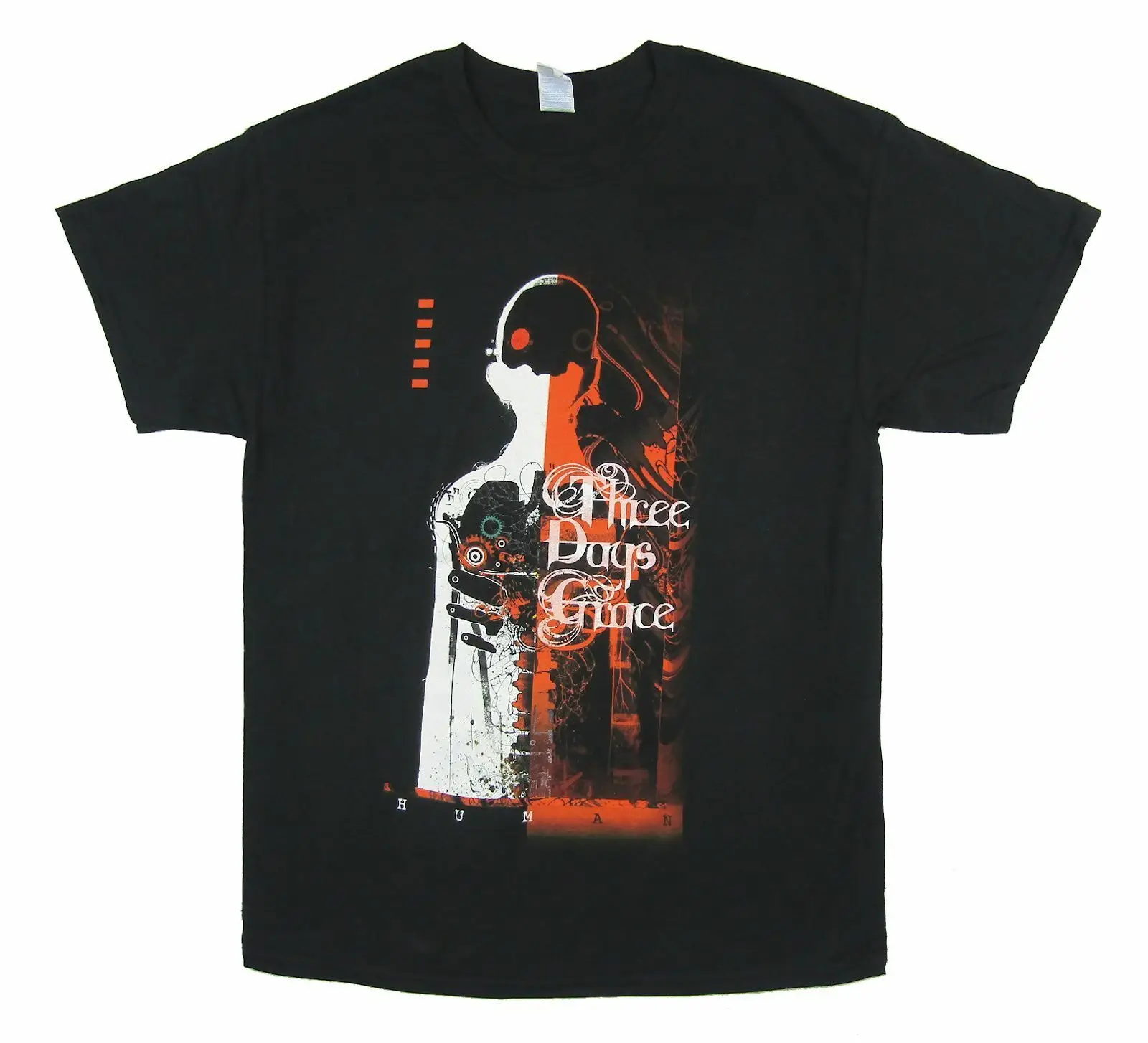 

Three Days Grace Fifty Fifty Human Black T Shirt New Official Band Merch