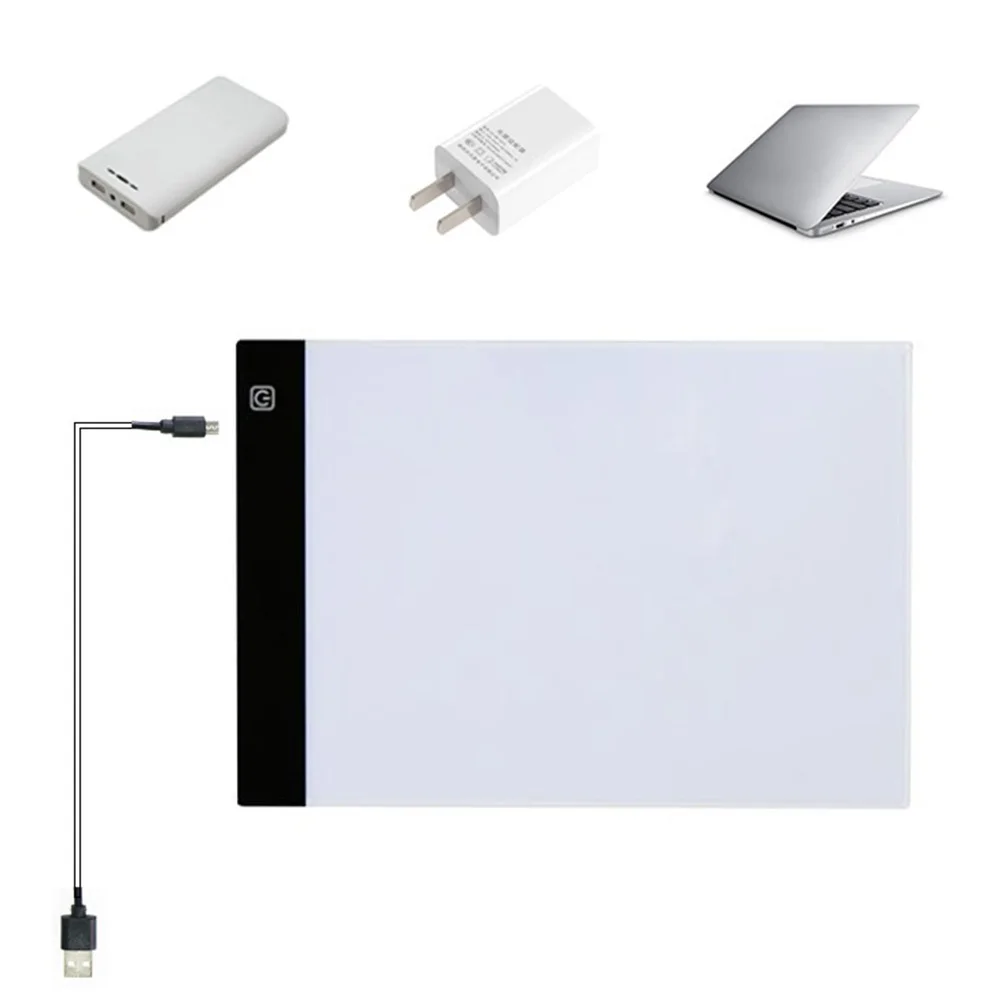 Светодиодный А4 планшет со светодиодной подсветкой USB планшет для рисования Графический Цифровой трацер лист для копирования доска Новый