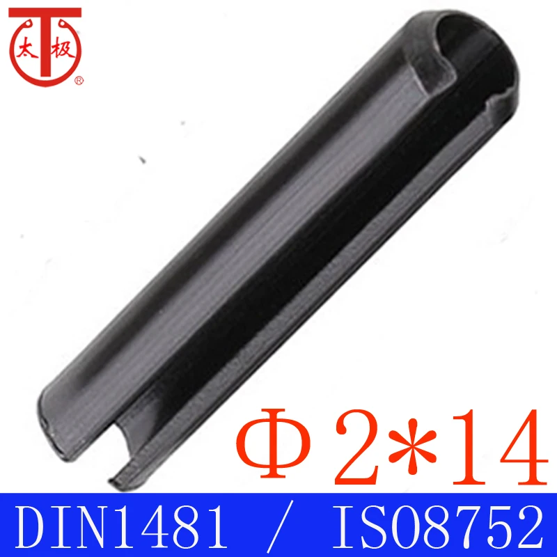 (2*14) DIN1481/ISO8752 пружинный штифт/шлицевой штифт (спиральный штифт) 100 шт./лот|Булавки| |