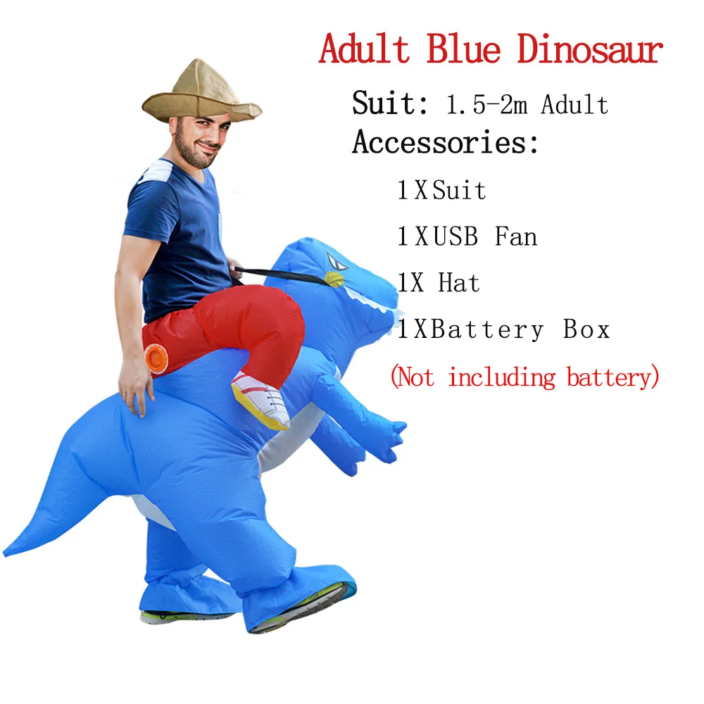 Надувной пенис праздничные костюмы для взрослых сексуальные костюмы член комбинезон Забавное платье Disfraz Paty Аниме Косплей Костюм - Цвет: Adult Blue Dinosaur