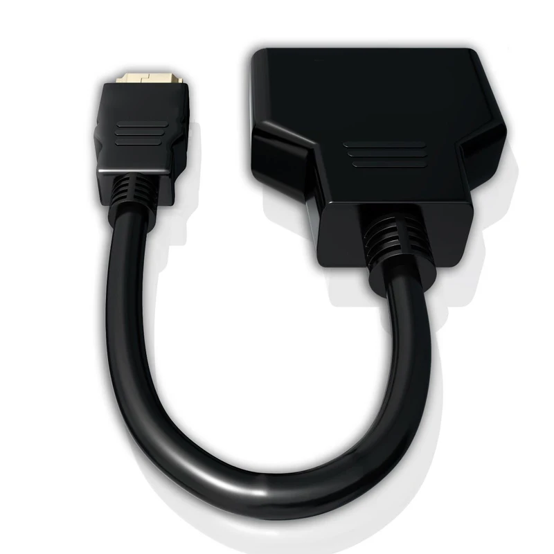Разветвитель кабеля 4K HDMI 2 0 адаптер преобразователь 1 в выхода штекер UHD|Кабели HDMI|
