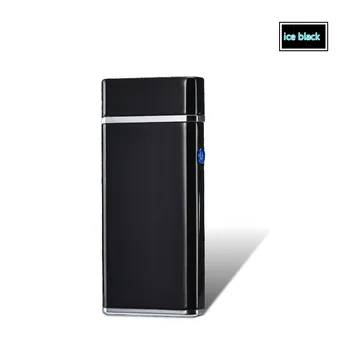 

Metal Windproof Electronic Lighter Double Arc Usb Charging Electric Plasma Pulse for Smke Pipe Cigarette Cigar Hookah Shisha