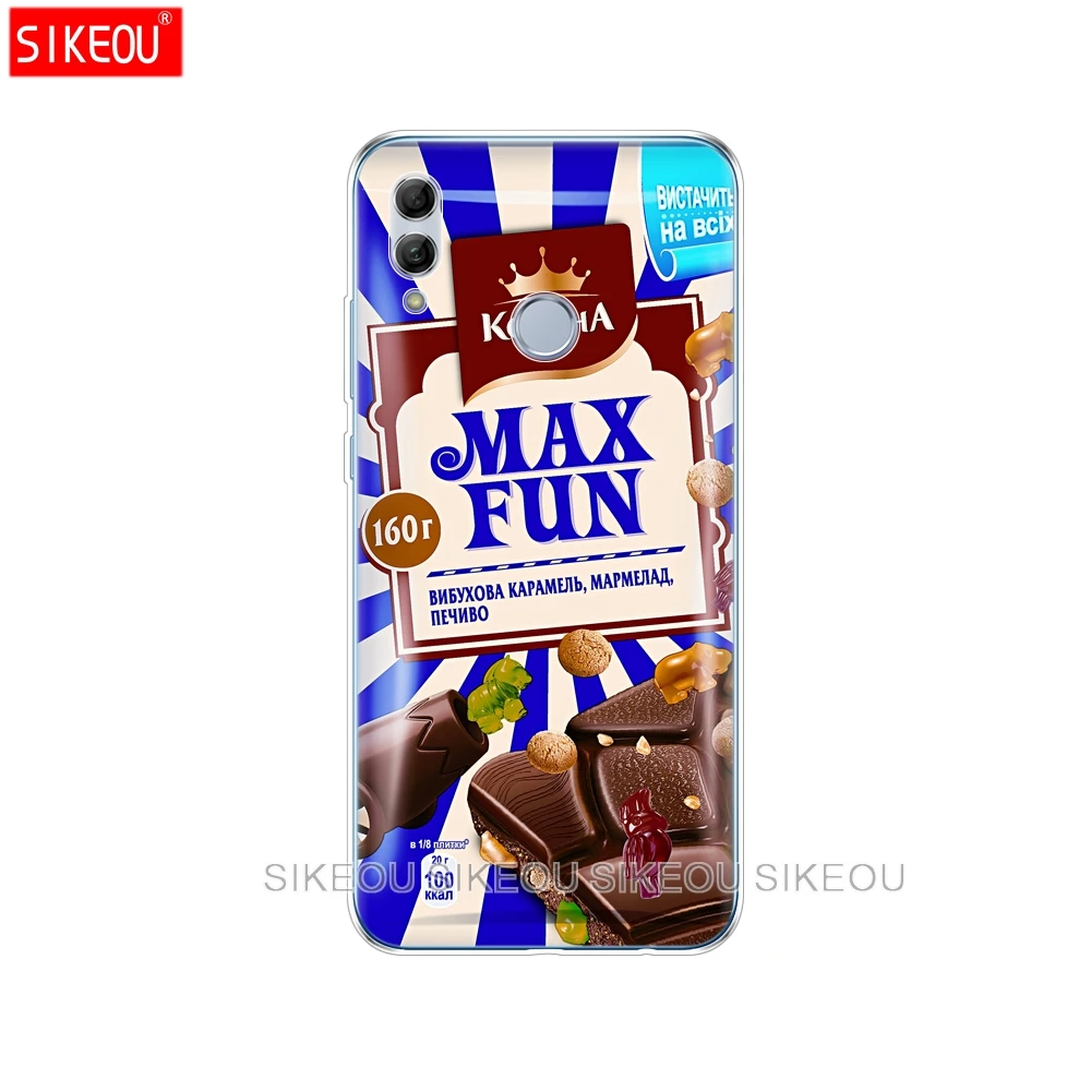 Силиконовый чехол для телефона huawei honor 10 20 V20 V10 view для huawei honor 9 8 10 i 10 lite 7X 6c pro alenka bar chocolate - Цвет: 10914