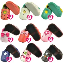 Soft Leather Baby Boys Girls Infant Shoes Slippers 0 6 6 12 12 18 18 24