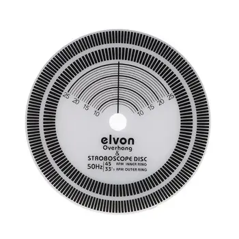 

For LP Vinyl Record Turntable Phono Tachometer Calibration Distance Gauge Protractor Disc Stabilizer