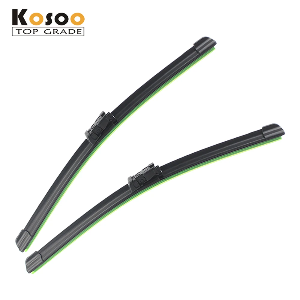 Prix pour Auto voiture d'essuie-glace lame pour Peugeot 308 (2007-), 30 "+ 26" 2 pcs Doux caoutchouc Bracketless Pare-Brise lames accessoires car styling Prix pour Auto voiture d'essuie-glace lame pour Peugeot 308 (2007-), 30 "+ 26" 2 pcs Doux caoutchouc Bracketless Pare-Brise lames accessoires car styling