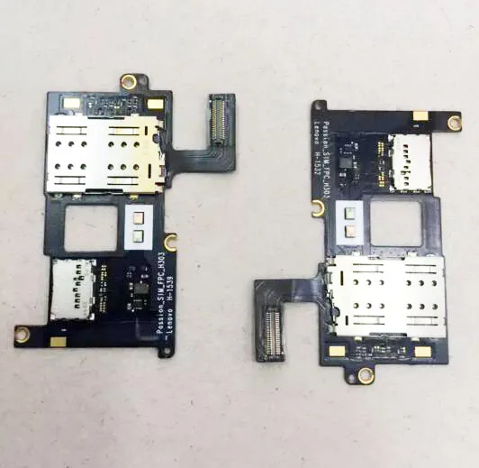Новый сим-карты Адаптеры для сим-карт Lenovo vibe P1 P1c58 Sim Слот карт + слот памяти TF PCB