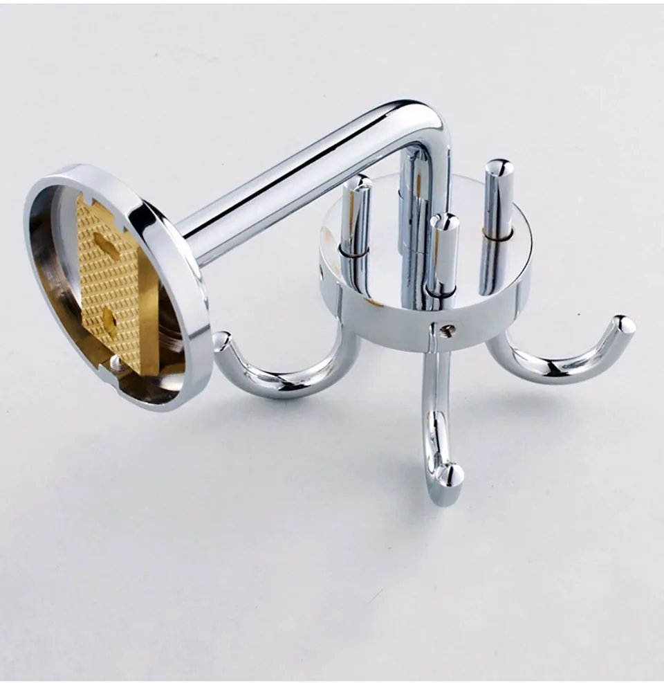 OKAROS крючок для ванной комнаты, тканевый крючок, вращение на 360 градусов, цинковый сплав, дешевый крючок, декоративная настенная вешалка