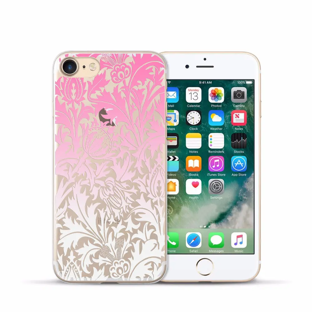 Transparent Silicone Case for Iphone 7 Soft TPU Cover for Iphone 4S 5C 5S SE for Iphone 6s 6 PLUS 7 8 plus X XS XR XS MAX Fundas (8)