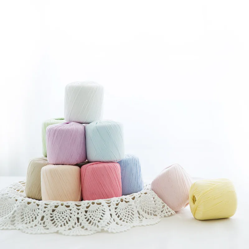 5Pcs 200G/Lot Hand Woven Wool Diy Lace Yarn Crochet Thread Cotton