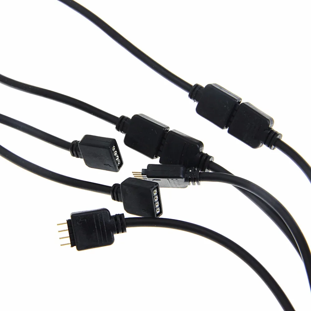 1Set RGB LED Strip Under Car Tube Underglow Underbody Glow System Neon Light Remote