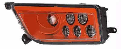 orange ATV UTV светодиодный фары L/R с DRL белый красный желтый зеленый синий Halo кольца ангельские глазки для Polaris RZR 900/1000 S XP Turbo - Цвет: orange