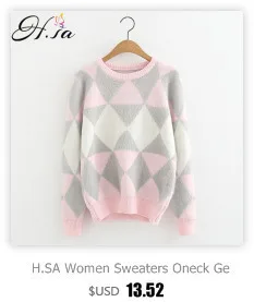 H.SA Winter Warm Sweaters and Twisted Pullovers Women Casual Short Feminino Knitted Sweater Jumpers Cheap Sweaters China sueter