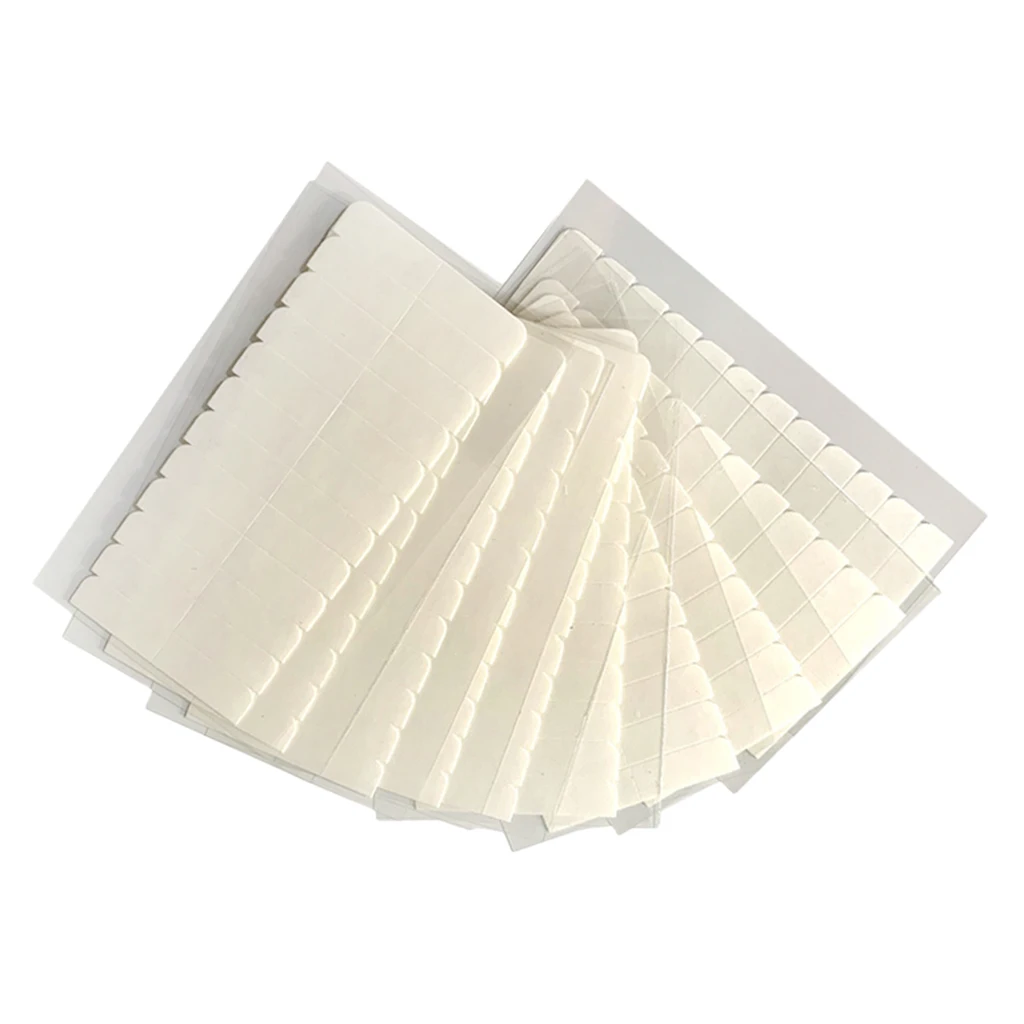 120 Pieces Pre-Cut Hair Extension Adhesive Tape Tabs Double Sided Extension Tapes for Replacement