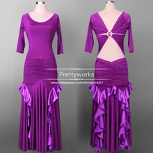 Пикантные Для женщин Костюмы для латиноамериканских танцев платье для танцев Костюмы для бальных танцев платье для танцев Для женщин сцены танго платье для танцев высокое качество j-0807