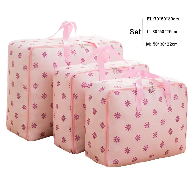 Najtaniej Nowe wodoodporne przenośne torby na ubrania organizator do torby składany organizer do szafy na poduszkę kołdra kocyk do okrywania organizator do torby