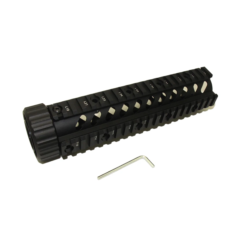 9 ''Дюймовый M16 M4 Handguard Free Float Quad Rail Heavy Duty Picatinny Рельсы Система Стрельбы Винтовки