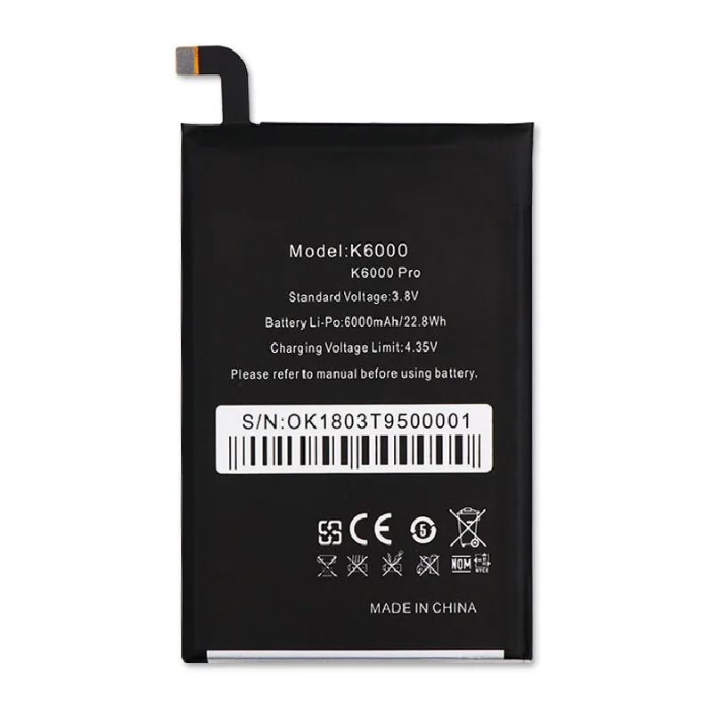 6000mAhFor-Oukitel-K6000-K6000-Pro-Battery-Batterie-Bateria-Accumulator-PIL