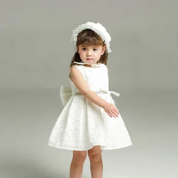 

Dresses For Girl 2019 Toddler Girls Party Christening Costumes Children Cute 1st Birthday Outfits Ball Gown Lace Baby Girl Dress