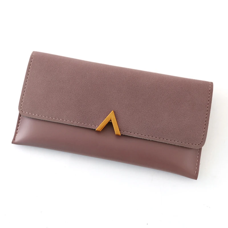 

Women Wallet Female Purse Leather Bag Long Slim Card Holder Wallet Zipper Envelope Wallet Female Phone Bag High Quality Vintage