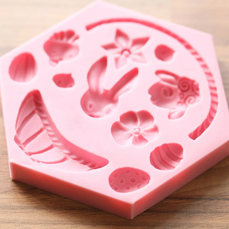 Модель Lucky Rabbit силиконовая форма для помадки инструменты украшения тортов