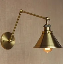 Nordic RH Retro Lamp Loft Vintage Industrial lamp Wall Edison Wall Sconce,60W Arandela Lamparas De Pared retro loft edison wall lamp bedroom louis poulsen wall lights for home rustic industrial wall sconce lamparas de pared pipe lamp