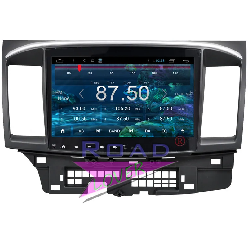 Roadlover 10 2 дюймов Android 6 0 Автомобильный мультимедийный радио плеер для Mitsubishi Lancer 2008
