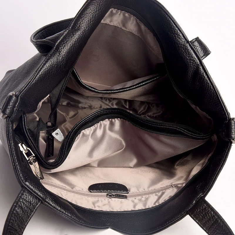 MLHJ женские сумки новые мягкие женские Сумки из искусственной кожи большой емкости Модные женские повседневные сумки на плечо