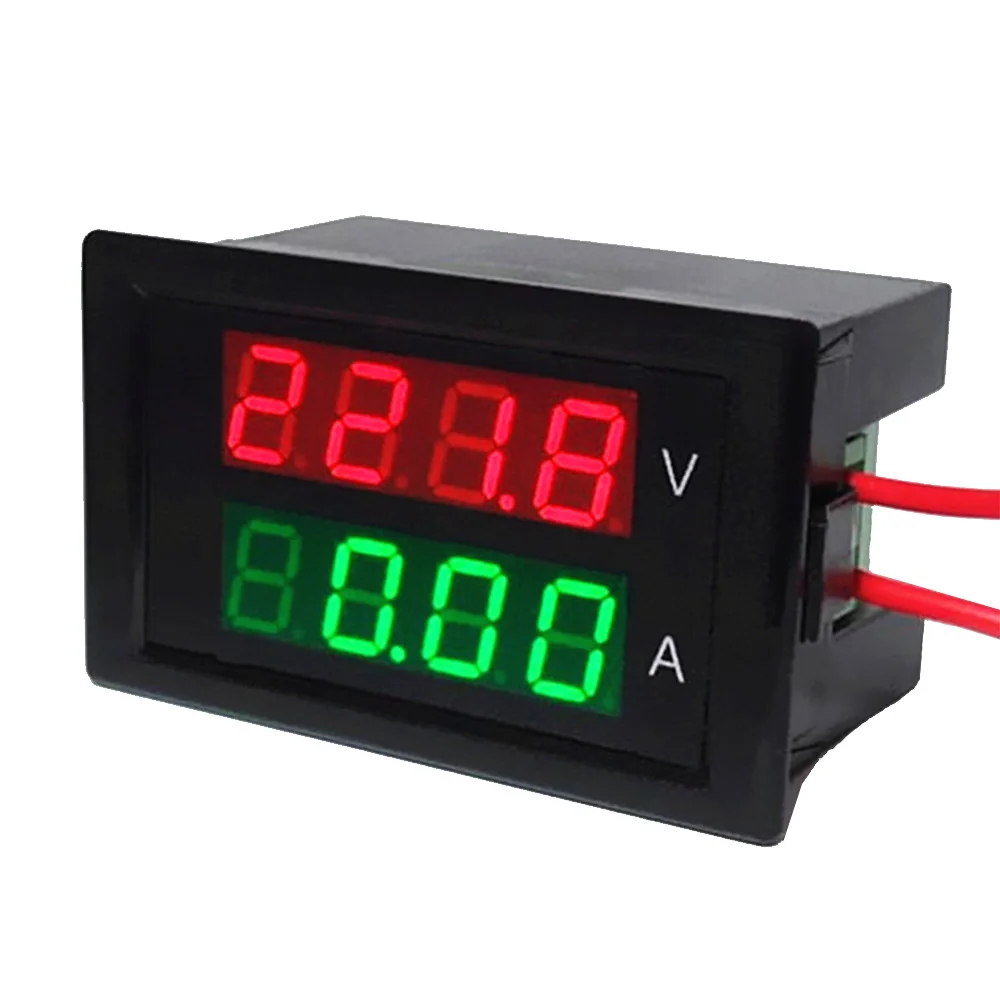 High accuracy AC80 300V 199A Dual LCD Digital Display Voltage Amp