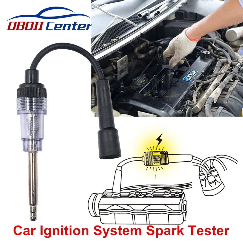 2021 Car Ignition System Tester Automobile Spark Plug Test Tool Mini