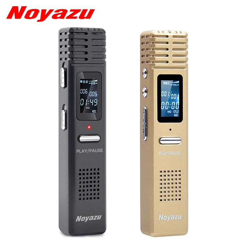 Noyazu оригинальный X1 8 Гб Диктофон Голосовой активации Запись WAV HQ цифровой аудио рекордер профессиональный мини-диктофон espia - изображение