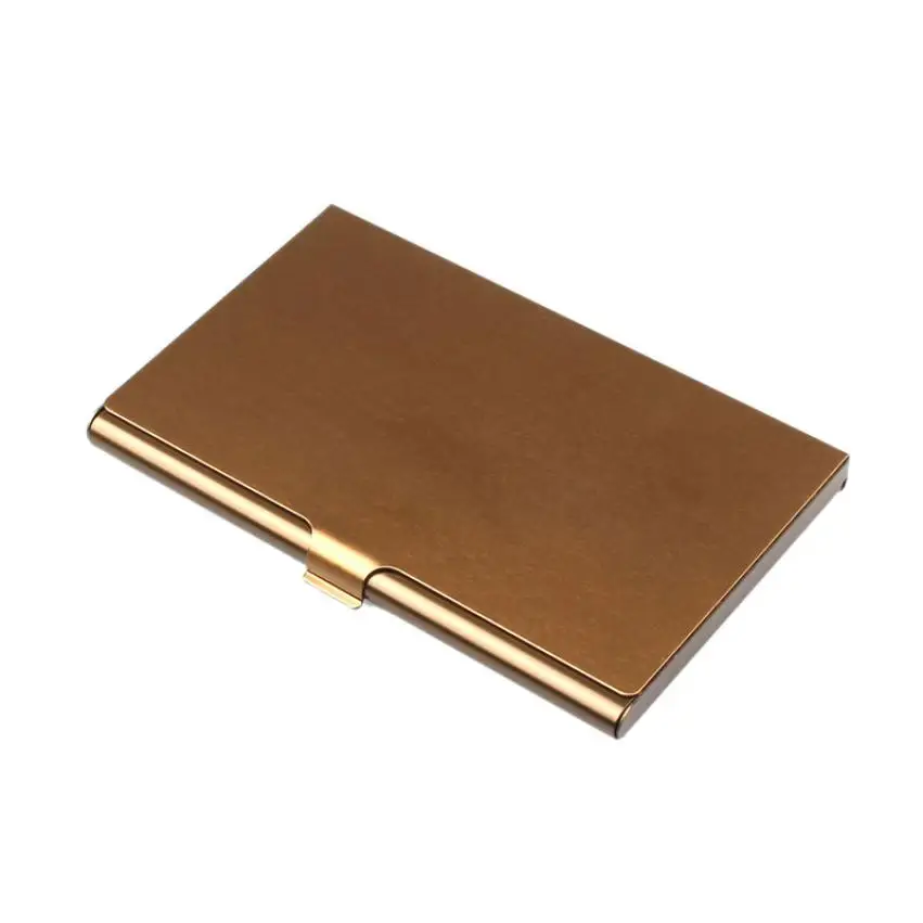 

2016 !Stainless Steel Aluminium Metal Box Business ID Credit Card Holder Case passport cover tarjetero