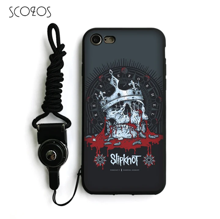 SCOZOS slipknot Силиконовый ТПУ мягкий чехол для телефона IPhone X 5 5S Se 6 S 7 8 Plus # nb296 |