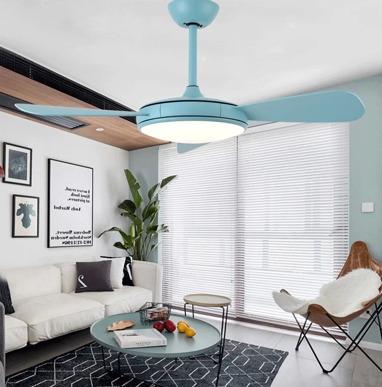 Креативный светодиодный потолочный вентилятор с акриловым листом, 36 дюймов, светодиодный потолочный вентилятор для спальни, гостиной, столовой