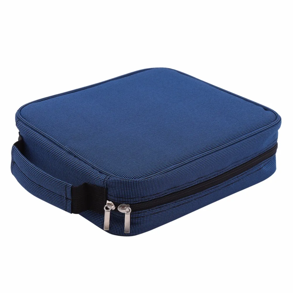 

160 Slots Colored Pencils Universal Pencil Bag Pen Case School Stationery PencilCase Drawing Storage Pouch Pencil Box