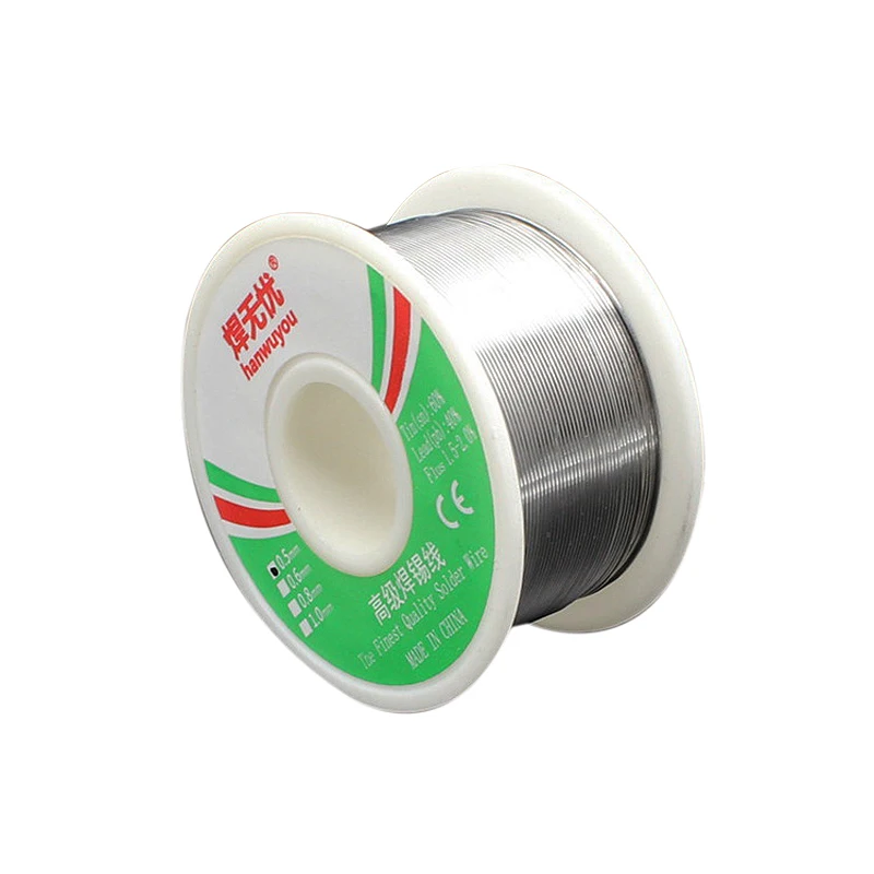 

0.3 0.4 0.5 0.6 0.8 1 mm Solder Wire Tin Lead Welding Wire Reel Electric Soldering Low Temperature Melt Wire Roll Repair Tools