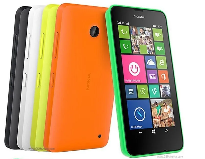 Разблокированный Nokia lumia 630 Windows phone Snapdragon 400 четырехъядерный 4," экран lumia 630 3g мобильный телефон