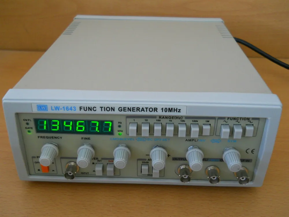 Fast arrival 10MHZ SIGNAL/ FUNCTION GENERATOR,AUDIO,FREQ COUNTER, HI FI