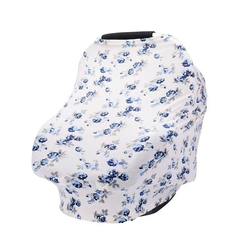 С цветочным принтом Детские конфиденциальности Уход Обложка для переносное детское кресло покрывает мягкий шарф для кормления грудью для