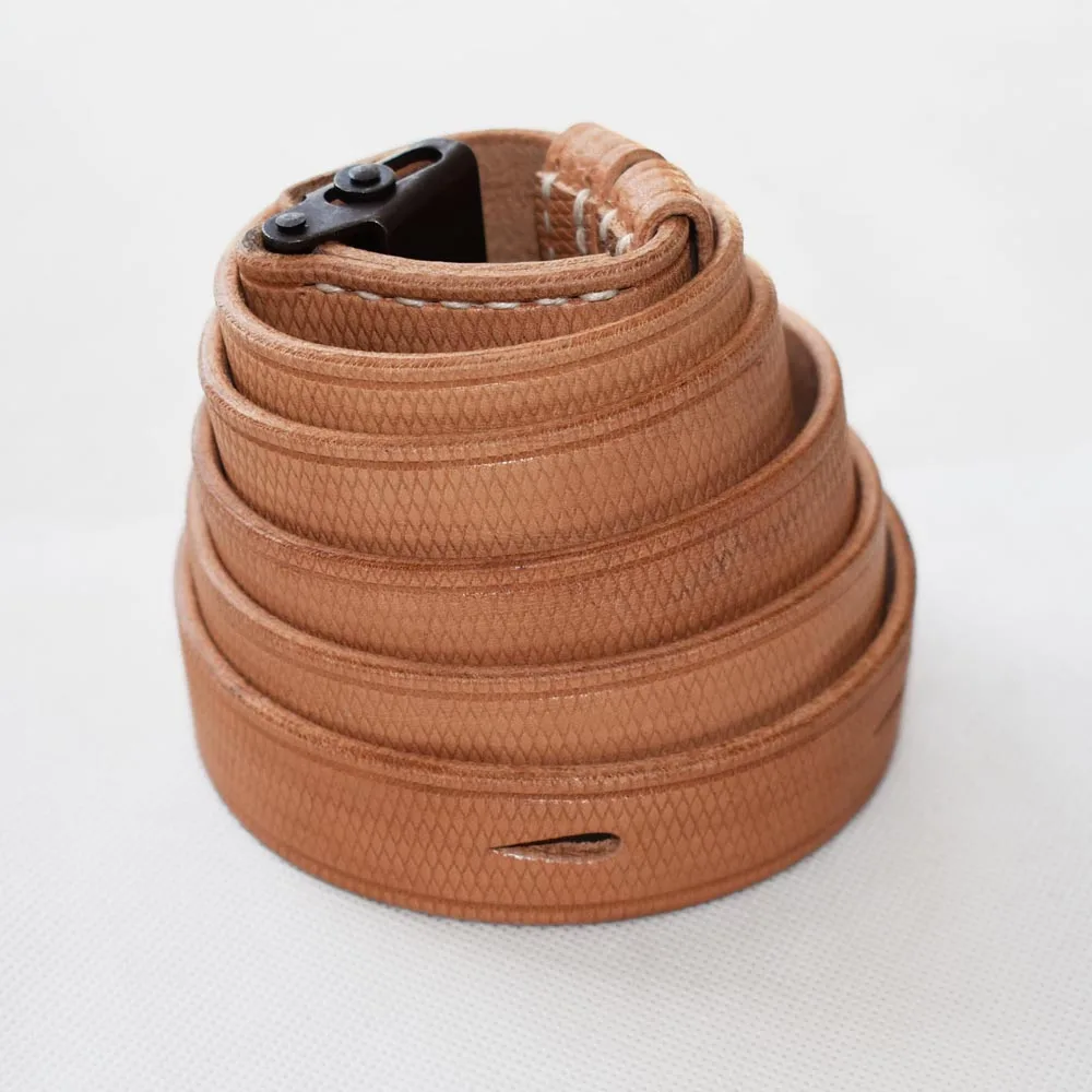 

WW2 GERMAN ARMY MP40 MACHINE GUN LEATHER SLING STRAP BROWN-35767