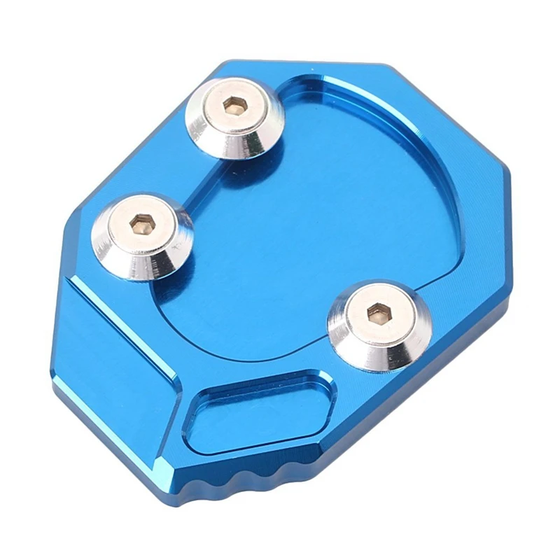 For Yamaha R1 YZF-R1 2009 2010 2011 2012 2013 2014 CNC Billet Aluminum Kickstand Side Stand Enlarge Extension Plate Pad New (2)
