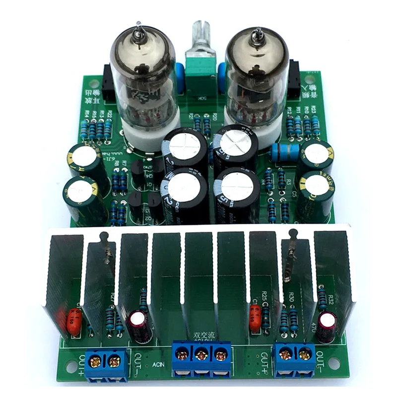 Lusya HIFI 6J1 tube amplifier audio board LM1875T power amplifier Board 30W preamp bile buffer DIY kits/finished