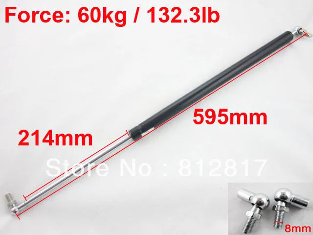 

Exposure Machine Spare Parts 60Kg 132.3lb Force Gas Spring Strut 0.31