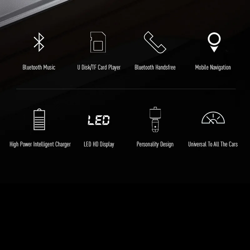 Автомобильное зарядное устройство Bluetooth MP3 музыкальный плеер Поддержка TF карта U