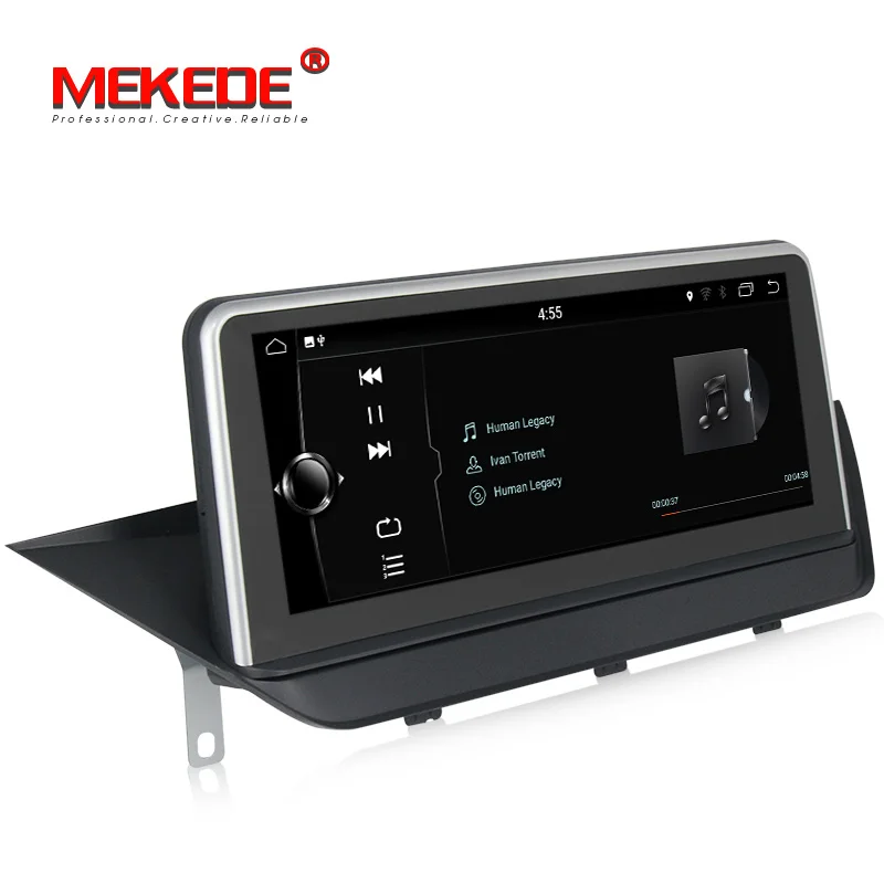 Best MEKEDE 6 core 2+32 PX6 Android 9.0 car DVD GPS player for BMW X1 E84 2009-2015 Without screen or CIC 10.25 inch IPS screen 4