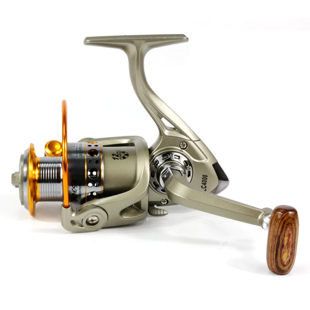 

12 BB wheel spinning reel 5.5:1 LC2000-7000 Series Carp Reel spinning fishing reel carretilhas de pescaria fishing Tackle