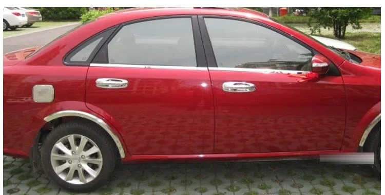 Автомобильные дверные ручки Чехлы для Chevrolet Lacetti Optra Daewoo Nubira Suzuki Forenza Holden Viva наклейка хромированная внешняя отделка автомобиля