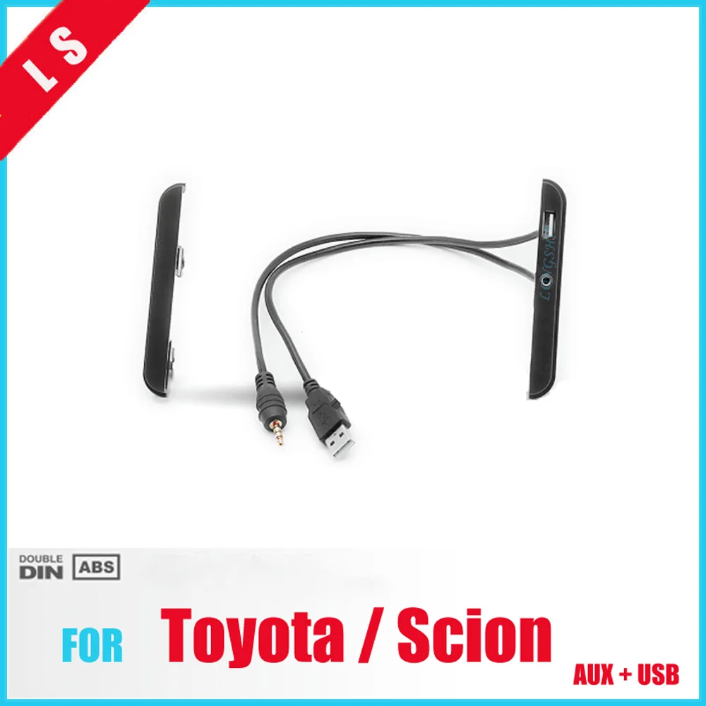 Toyota Celica 2000-2005 Car Stereo Front USB /& AUX Double Din Fascia Panel