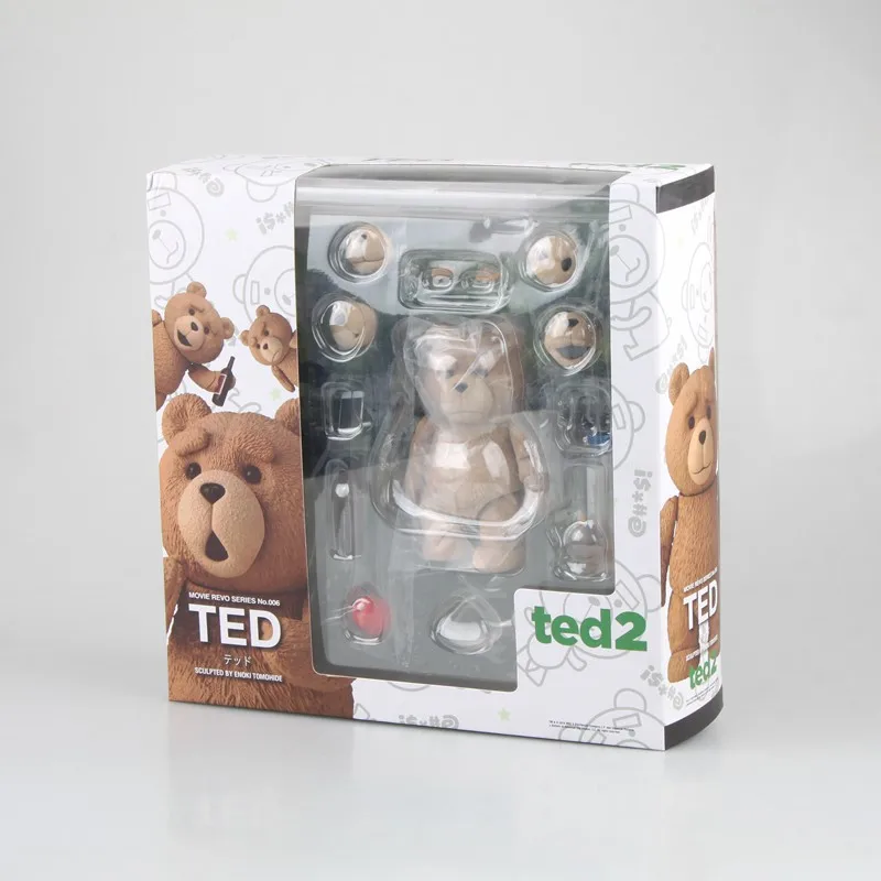 Фильм Тед на возраст от 2 до 10 см в штучной упаковке Тед плюшевый медведь BJD Рисунок Модель игрушки
